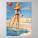 Recherche de fille bikini posters Pinup