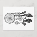 Recherche de dreamcatcher cartes postales Noir
