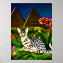 Suche nach ägyptische katze poster Pyramiden
