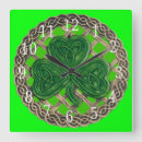 Recherche de celtic horloges Shamrock