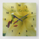 Recherche de jaune pâle horloges Fleur