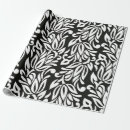 Recherche de textile vintage papier cadeau Noir