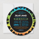 Recherche de orange bar bat mitzvah invitations Noir