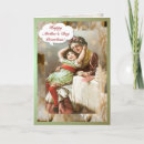 Recherche de mère vintage et enfant vœux cartes Grandmother