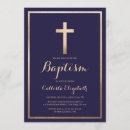 Recherche de de de bleu marine baptême invitations Minimaliste