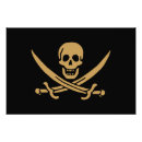Recherche de drapeau pirate posters Crâne et os