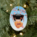 Recherche de geisha ornements Kokeshi