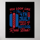 Suche nach der hotdog poster Unabhängigkeitstag