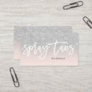 Recherche de jet bronzage cartes visite Typographie