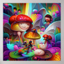 Recherche de champignons posters Heureux