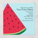 Recherche de de pastèque anniversaire invitations Tropical