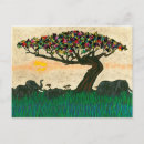 Suche nach afrikanischer sonnenuntergang postkarten Tierwelt