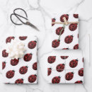 Recherche de coccinelles rouges papier cadeau Pour elle