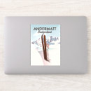 Suche nach andermatt aufkleber Ski