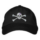 Recherche de noir et pourpre casquettes Brodée
