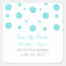 Recherche de pois turquoise autocollants Moderne