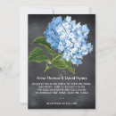Recherche de blue hydrangea mariage invitations Moderne