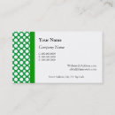 Recherche de vert pois cartes visite Motif à points polka