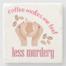 Suche nach kaffeebohnen untersetzer Kaffeeliebhaber