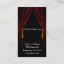 Recherche de arts du spectacle cartes visite Affaires