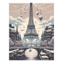 Recherche de hiver à paris posters Tour eiffel