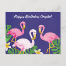 Recherche de flamants vœux cartes Oiseaux tropicaux