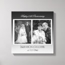Recherche de anniversaire impressions sur toile Noir et blanc