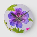 Suche nach hell lila wanduhren Blume