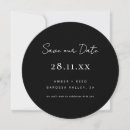 Recherche de le cercle invitations Noir et blanc