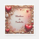 Recherche de or rouge serviettes Amour