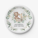 Recherche de hérisson aquarelle assiettes en papier Animaux de la forêt