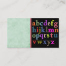Suche nach alphabete visitenkarten Student