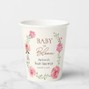 Recherche de baby shower gobelets papier Fleur sauvage