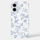 Recherche de papillons iphone coques Bleu