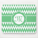 Recherche de zigzag vert tapis souris Blanc
