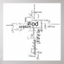 Suche nach jesus kreuz poster Spirituell