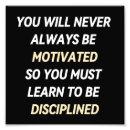 Recherche de discipline posters Maîtrise de soi