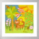 Suche nach vögel und bienen poster Blume