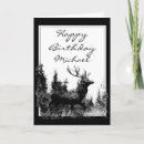 Recherche de stag anniversaire cartes Cerf