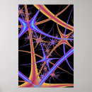 Suche nach neuronen poster Abstrakt