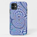 Recherche de fractale iphone4 coques Bleu