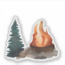 Recherche de le feu camp autocollants Nature