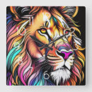 Suche nach löwe der löwe wanduhren Bunt