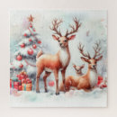 Recherche de rennes puzzles Mignon