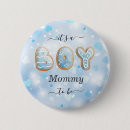 Recherche de maman à être badges Blanc