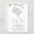 Recherche de koala baby shower invitations Neutre