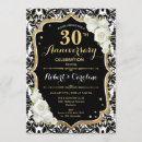 Recherche de or blanc noir invitations Floral