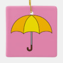 Recherche de parapluie ornements Jaune