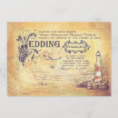 Recherche de phare mariage invitations Mer