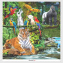 Recherche de forêt tropicale autocollants Tigre